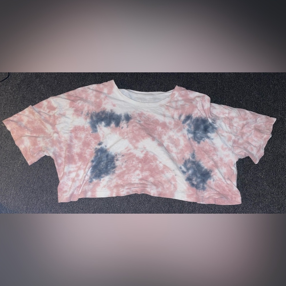 Tie-Dye Cropped T-Shirt